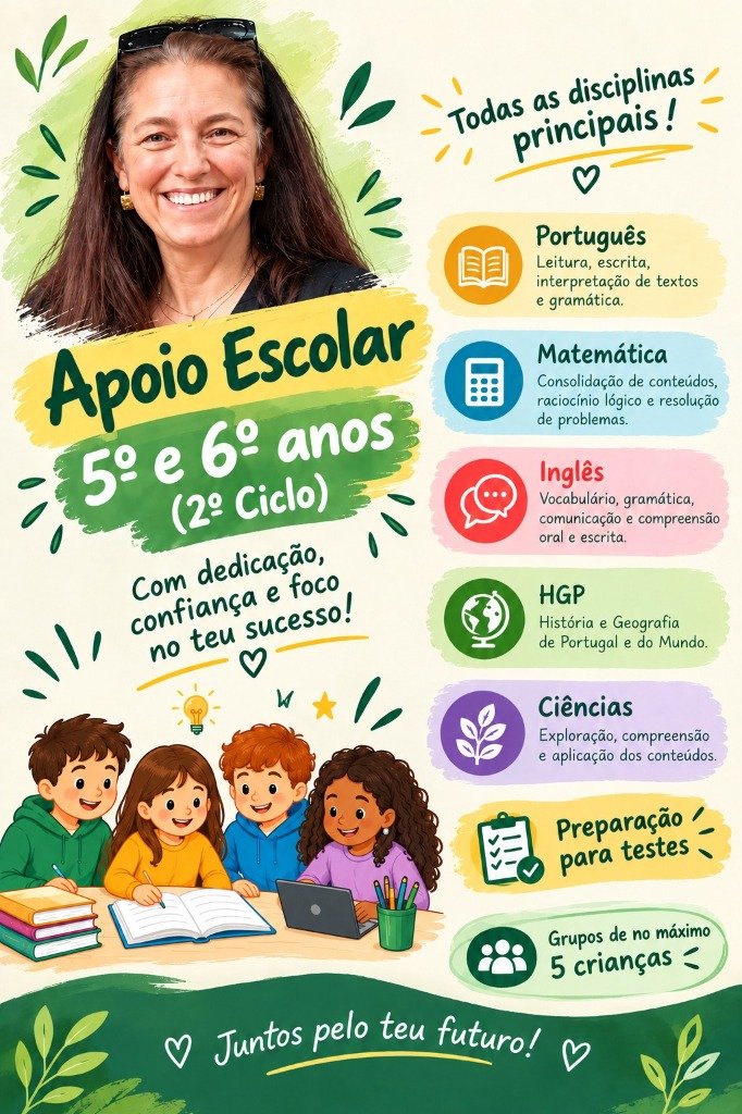 Apoio Escolar ao 2.º Ciclo - Sementes do Amanhã
